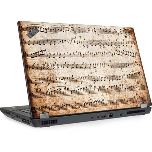 Antique Notes Lenovo ThinkPad Skin