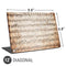 Antique Notes Universal Laptop 12in (9.8 x 6.8in) Skin