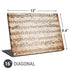 Antique Notes Universal Laptop 16in (13 x 9.4in) Skin