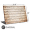 Antique Notes Universal Laptop 17in (13.8 x 10in) Skin
