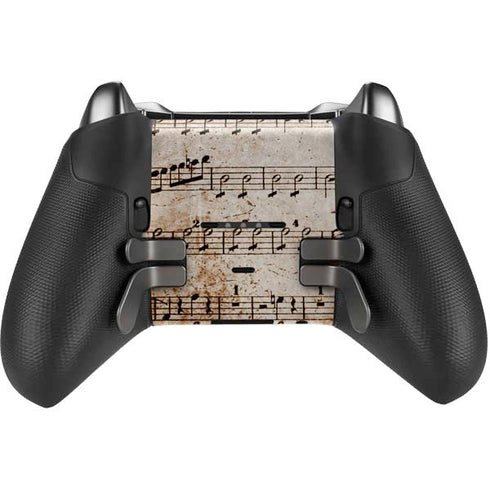 Antique Notes Xbox Elite Wireless Controller Series 2 Skin