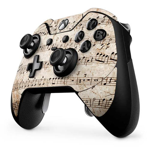 Antique Notes Xbox One Elite Controller Skin