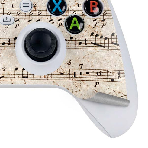 Antique Notes Xbox Series S Bundle Skin