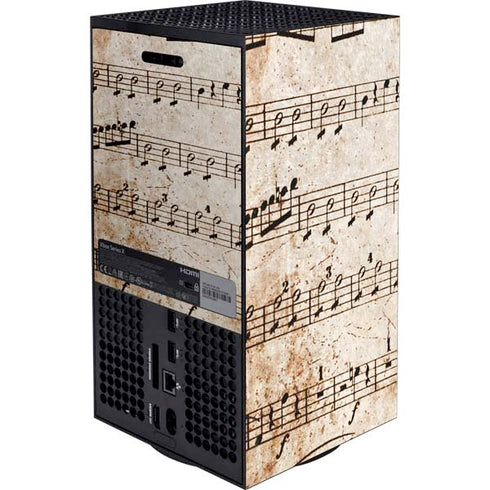 Antique Notes Xbox Series X Bundle Skin