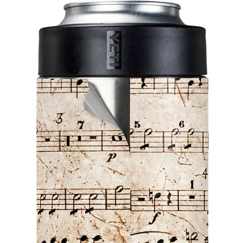 Antique Notes Yeti Colster Can Insulator Skin