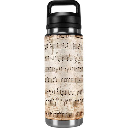 Antique Notes YETI Rambler 26oz Bottle Skin