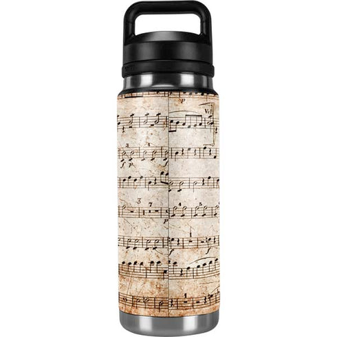 Antique Notes YETI Rambler 26oz Bottle Skin