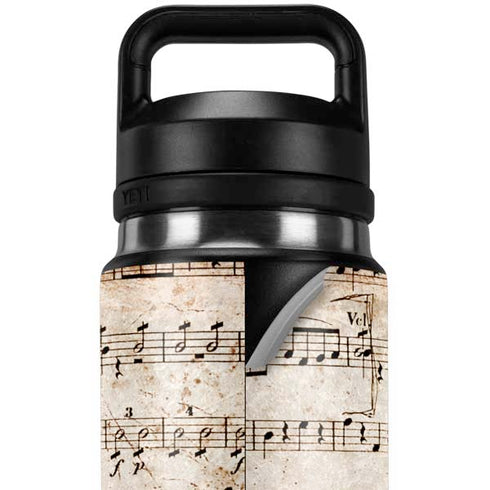 Antique Notes YETI Rambler 26oz Bottle Skin
