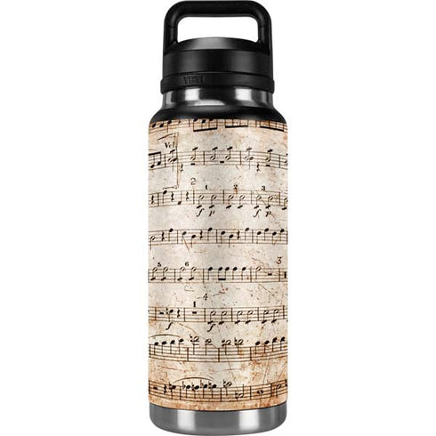 Antique Notes YETI Rambler 36oz Bottle Skin