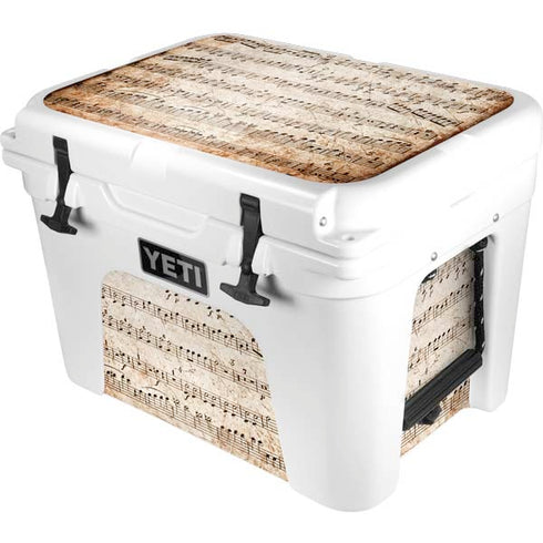 Antique Notes YETI Tundra 35 Hard Cooler Skin