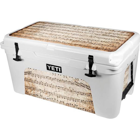 Antique Notes YETI Tundra 65 Hard Cooler Skin