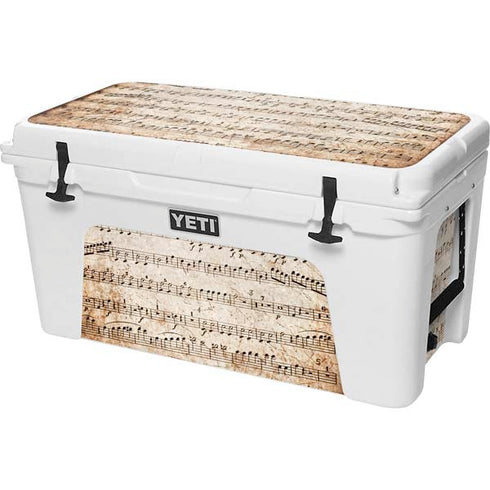 Antique Notes YETI Tundra 75 Hard Cooler Skin