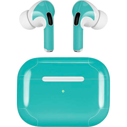 Aqua Blue Blue Solid AirPods Pro 2nd Gen Skin