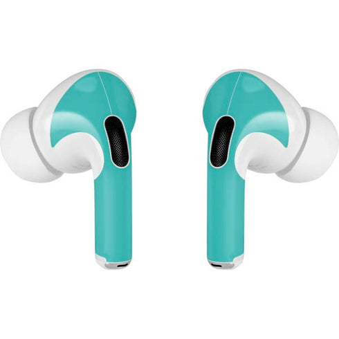 Aqua Blue Blue Solid AirPods Pro 2nd Gen Skin