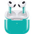 Aqua Blue Blue Solid Apple AirPods (3rd Gen 2021) Skin