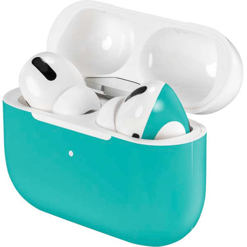 Aqua Blue Blue Solid Apple AirPods Pro Skin