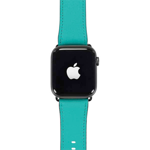 Aqua Blue Blue Solid Apple Watch Band 38-40mm