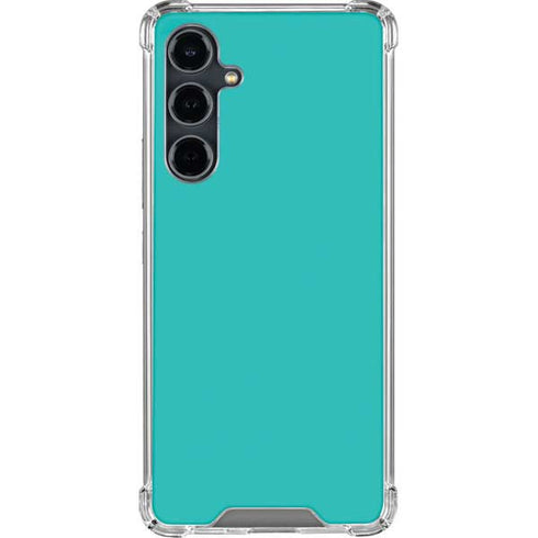 Aqua Blue Galaxy S23 FE Clear Case