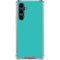 Aqua Blue Galaxy S23 FE Clear Case