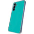 Aqua Blue Galaxy S24 Clear Case