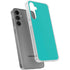 Aqua Blue Galaxy S24 Plus Clear Case