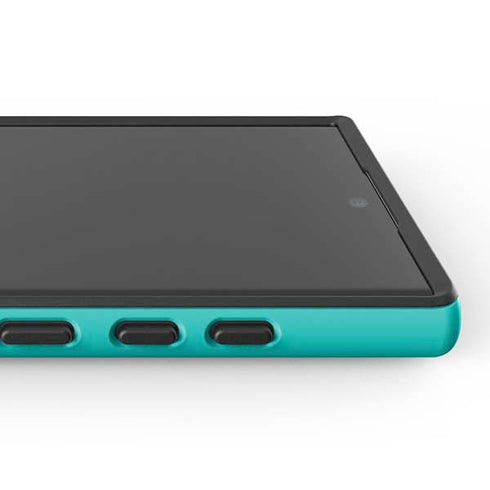 Aqua Blue Galaxy S24 Ultra Impact Case