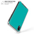Aqua Blue iPhone XR Clear Case