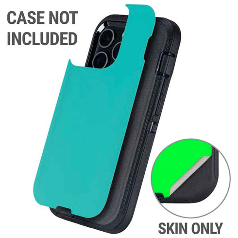 Aqua Blue Otterbox Defender iPhone Skin
