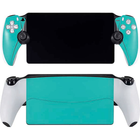 Aqua Blue PlayStation Portal Remote Player Skin