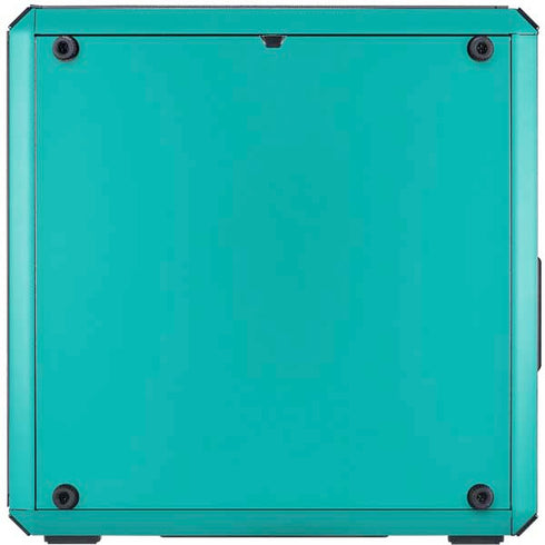Aqua Blue Blue Solid Cooler Master MasterBox Q300L Mini Tower Skin