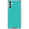 Aqua Blue Blue Solid Galaxy A13 5G Clear Case