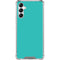 Aqua Blue Blue Solid Galaxy A14 5G Clear Case