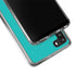 Aqua Blue Blue Solid Galaxy A21 Clear Case