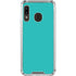Aqua Blue Blue Solid Galaxy A30 Clear Case