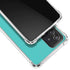 Aqua Blue Blue Solid Galaxy A52 5G Clear Case