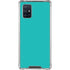 Aqua Blue Blue Solid Galaxy A71 5G Clear Case