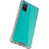 Aqua Blue Blue Solid Galaxy A71 5G Clear Case