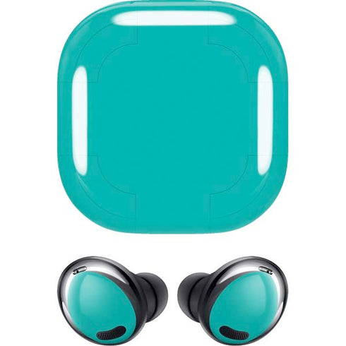Aqua Blue Blue Solid Galaxy Buds Pro Skin