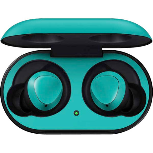Aqua Blue Blue Solid Galaxy Buds Skin