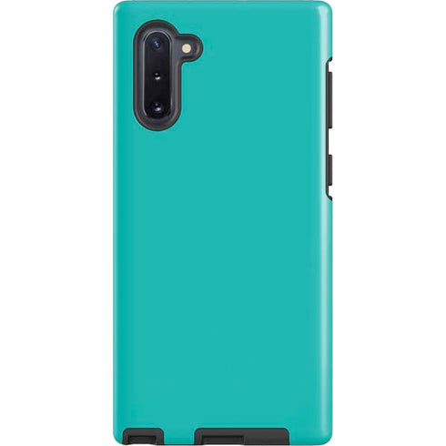 Aqua Blue Blue Solid Galaxy Note 10 Pro Case