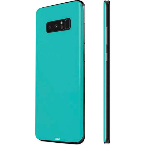 Aqua Blue Blue Solid Galaxy Note 8 Skin