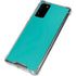 Aqua Blue Blue Solid Galaxy Note20 5G Clear Case
