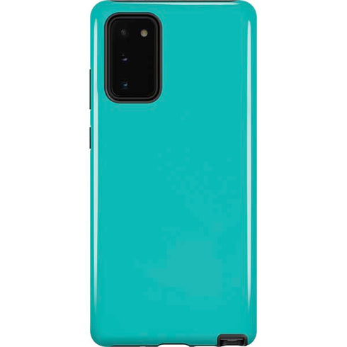 Aqua Blue Blue Solid Galaxy Note20 5G Pro Case