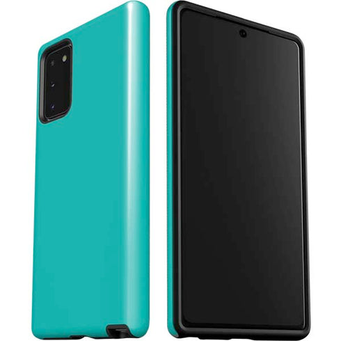Aqua Blue Blue Solid Galaxy Note20 5G Pro Case