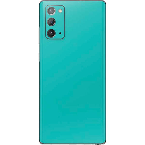 Aqua Blue Blue Solid Galaxy Note20 5G Skin