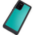 Aqua Blue Blue Solid Galaxy Note20 5G Waterproof Case