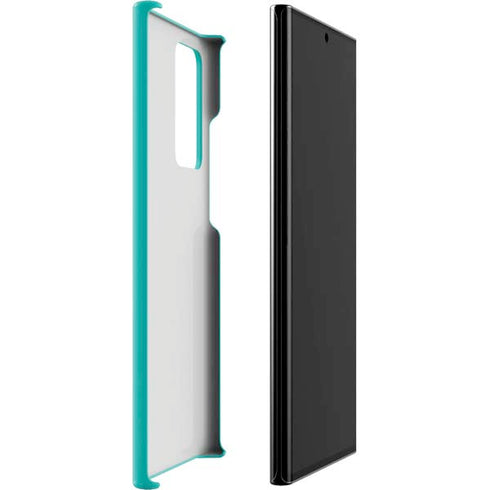 Aqua Blue Blue Solid Galaxy Note20 Ultra 5G Lite Case