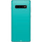 Aqua Blue Blue Solid Galaxy S10 Plus Skin