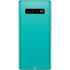 Aqua Blue Blue Solid Galaxy S10 Plus Skin