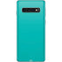 Aqua Blue Blue Solid Galaxy S10 Skin
